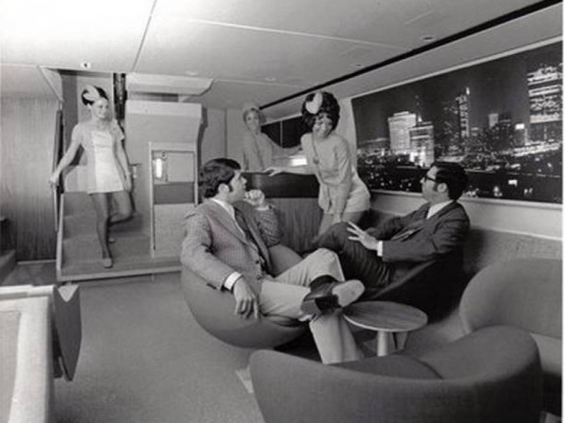 Stewardesses of the 60's had to be sexy and lonely