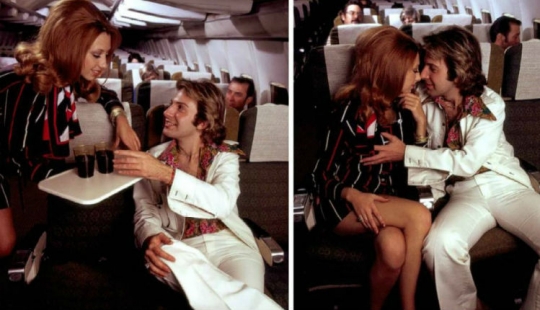 Stewardesses of the 60's had to be sexy and lonely