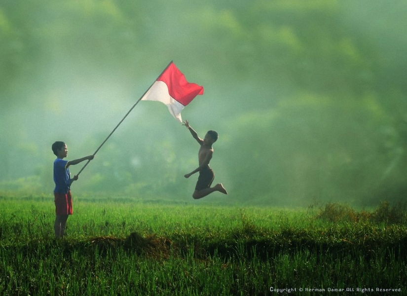 Suburb of Jakarta - here time stands still