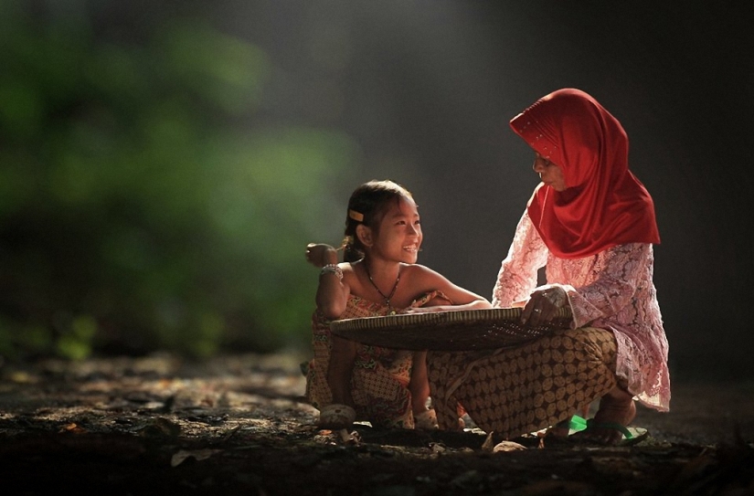 Suburb of Jakarta - here time stands still