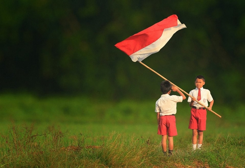 Suburb of Jakarta - here time stands still