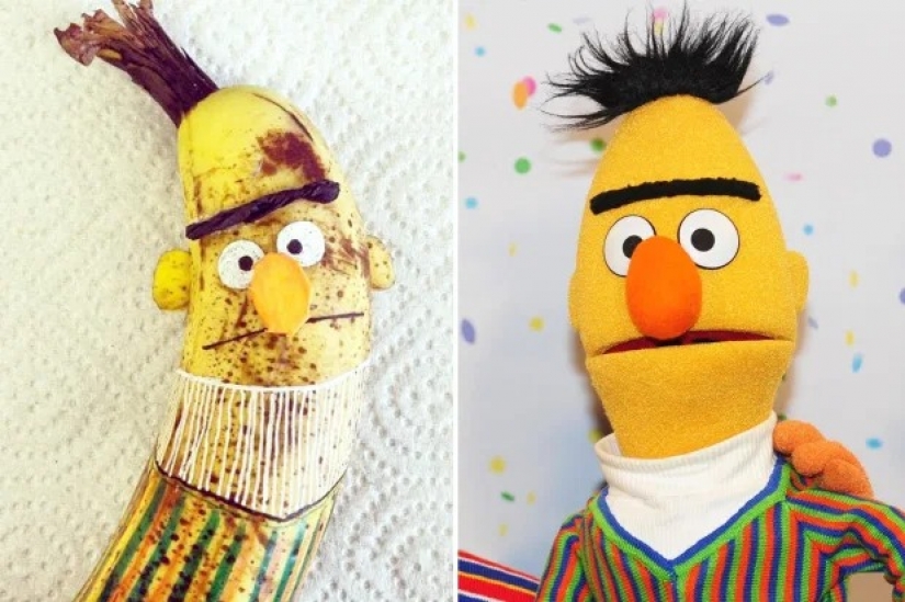 Talented artist carves celebrity portraits on... bananas