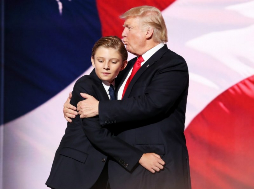 Than the life of Barron trump's different from the children of other presidents