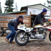 The American collected a motorcycle that runs on vodka and beat the speed record