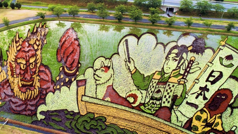 The art of Tambo — incredible pictures in the rice fields of Japan