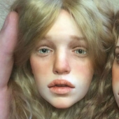 The artist creates are so realistic dolls that already goosebumps