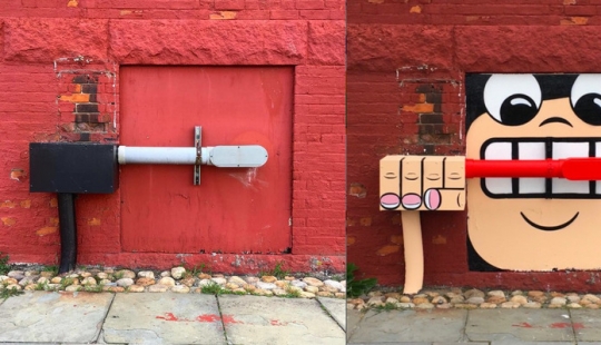 The artist from new York knows how to play a Nocturne on a drainpipe flute