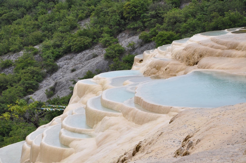 The Chinese miracle of nature: white water Terraces
