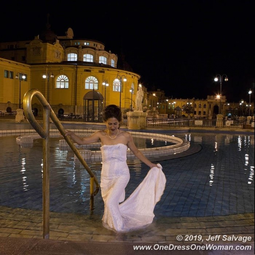 The eternal bride: the man 12 years photographing wife in wedding dress around the world