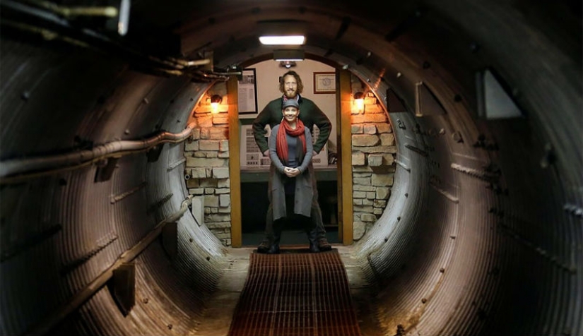 The former underground missile base turned into a luxury house and rent out on Airbnb