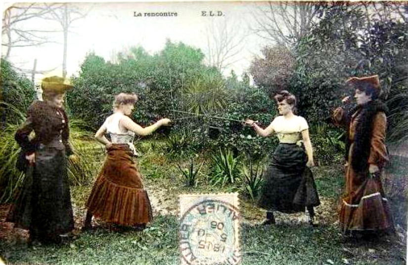 The history of women's duels