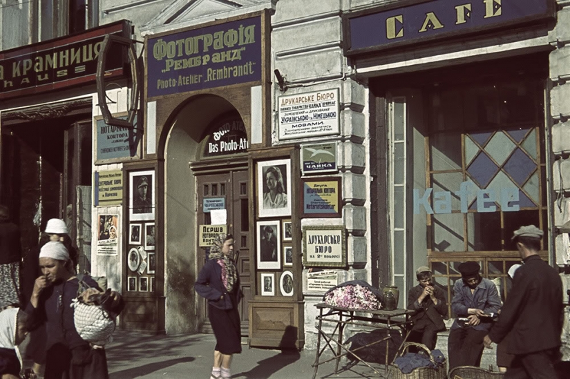 The Kharkov during the German occupation in color