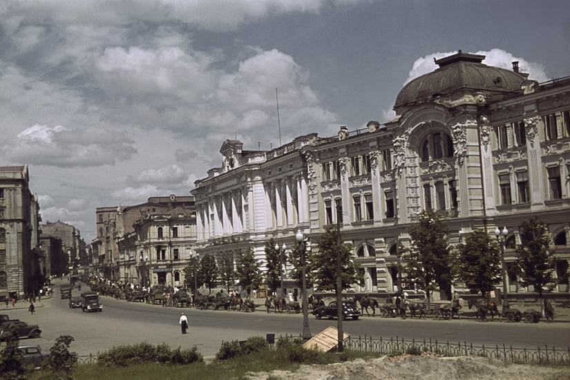 The Kharkov during the German occupation in color