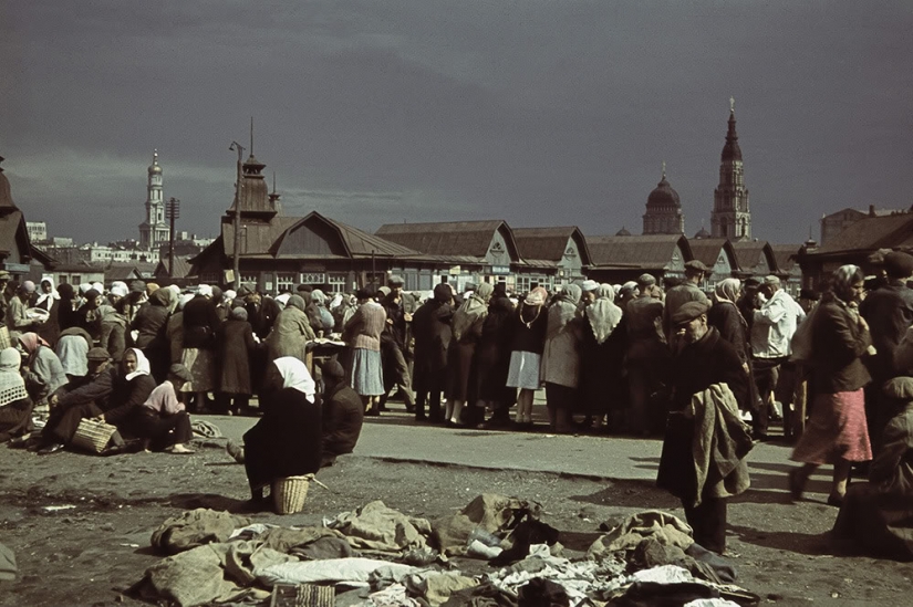 The Kharkov during the German occupation in color