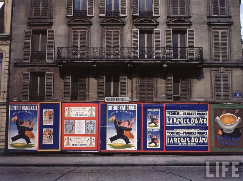 The last peaceful summer of pre-war Paris, 1939