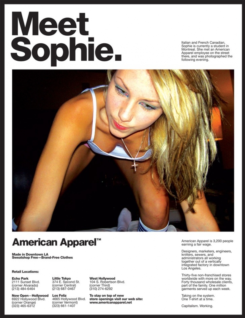 The most controversial American Apparel ad