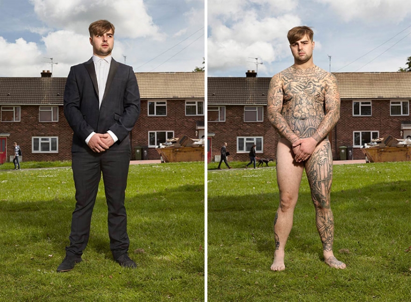 The naked truth. People scored from head to toe in clothes and without