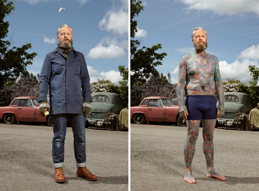 The naked truth. People scored from head to toe in clothes and without