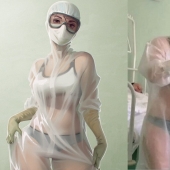 The nurse in swimsuit from Tula continues to drive you crazy the whole world