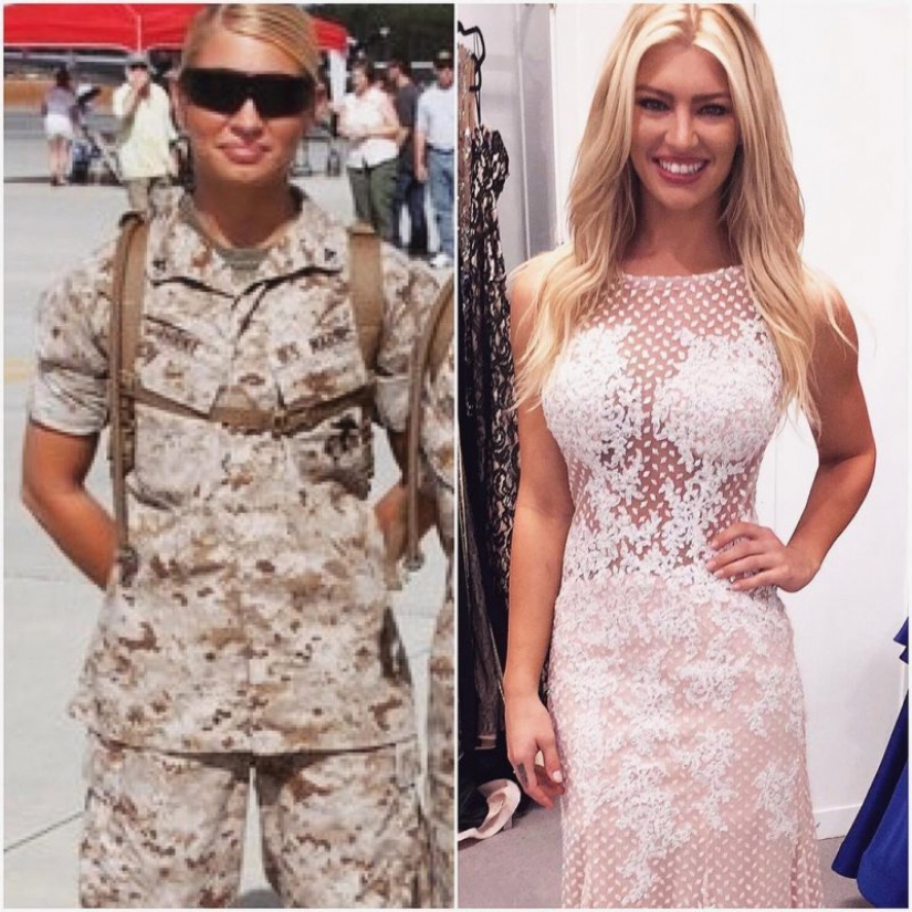The sexy marine naked for a new photoshoot in support of trump
