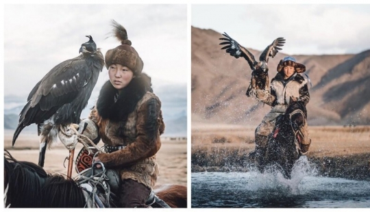 The Union of the man and the birds: 7 stunning photos of falconry in Mongolia