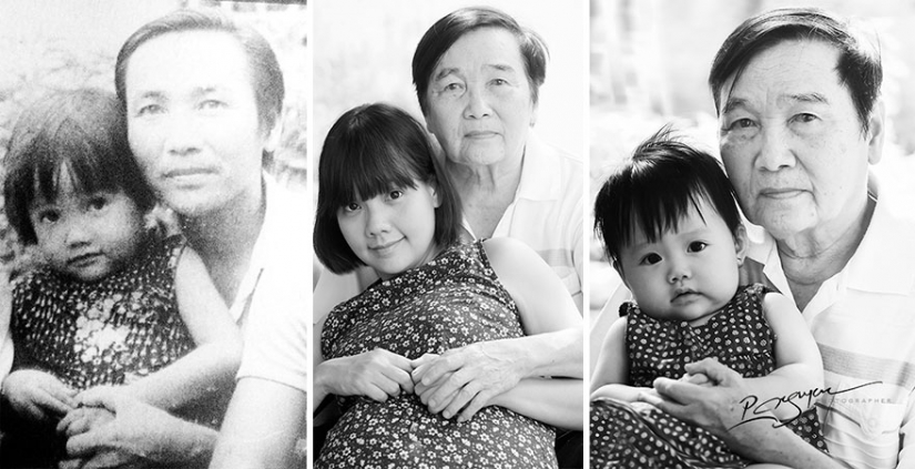 The Vietnamese withdrew, what was the life of his wife before the birth and how things have changed after
