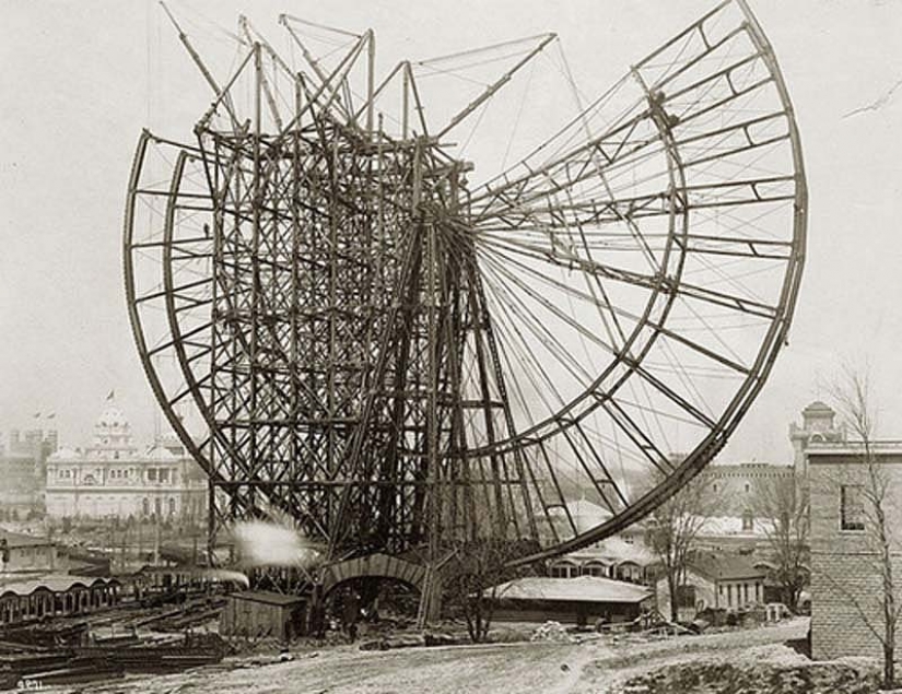 The world's first Ferris wheel