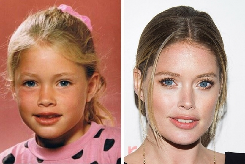 Then and now: 12 famous models in childhood