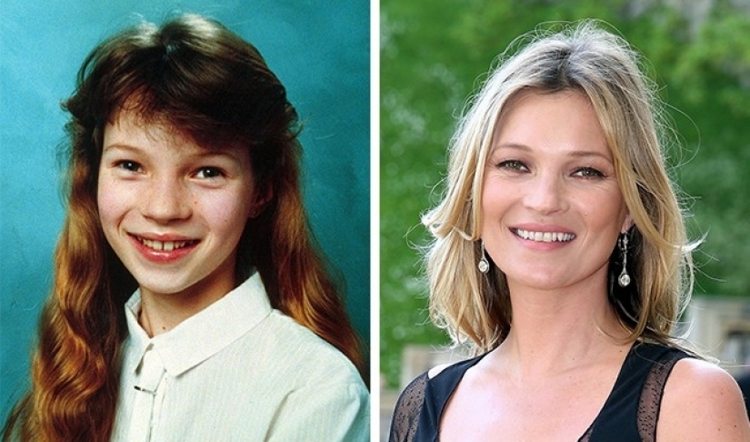 Then and now: 12 famous models in childhood