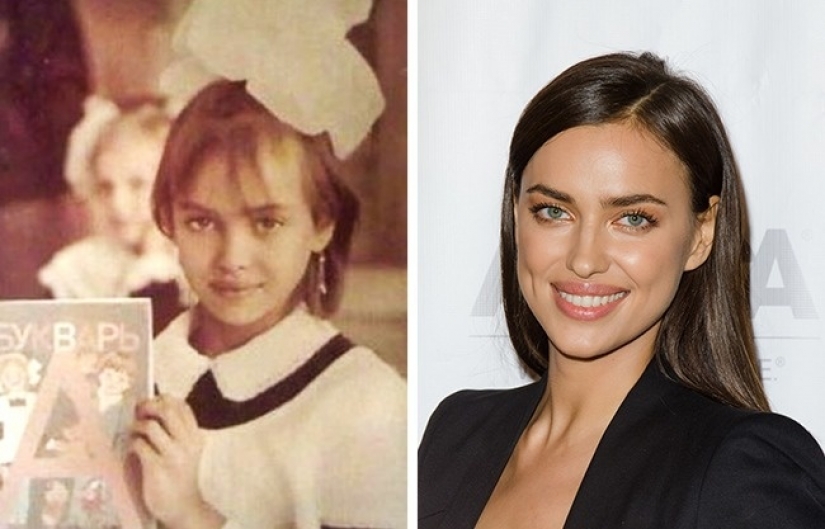Then and now: 12 famous models in childhood