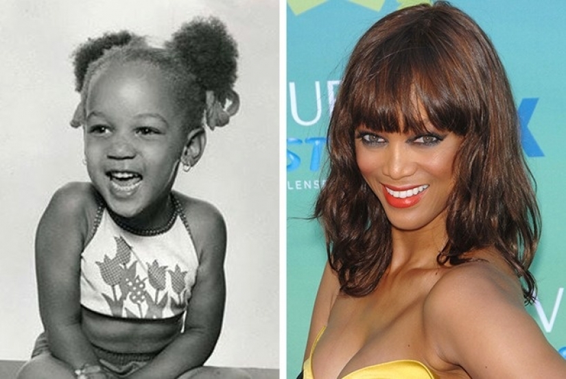 Then and now: 12 famous models in childhood