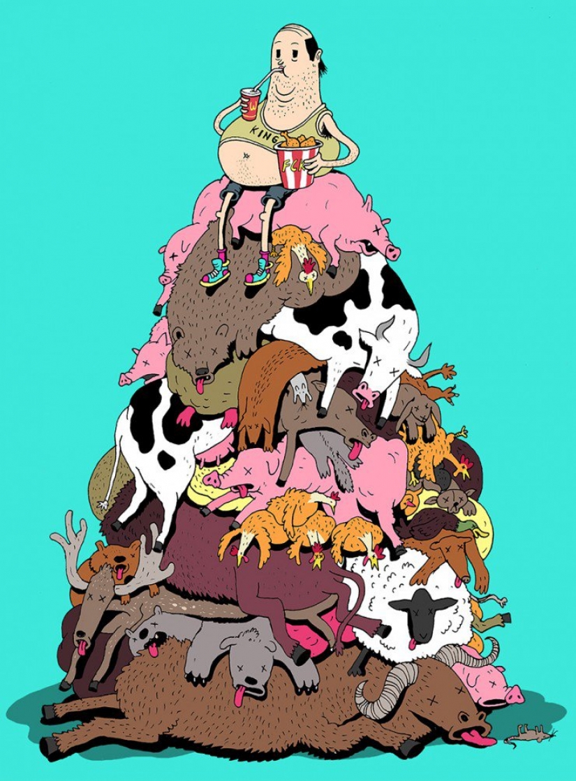 Todos los pecados de nuestro mundo en un satírico ilustrado por Steve Cutts