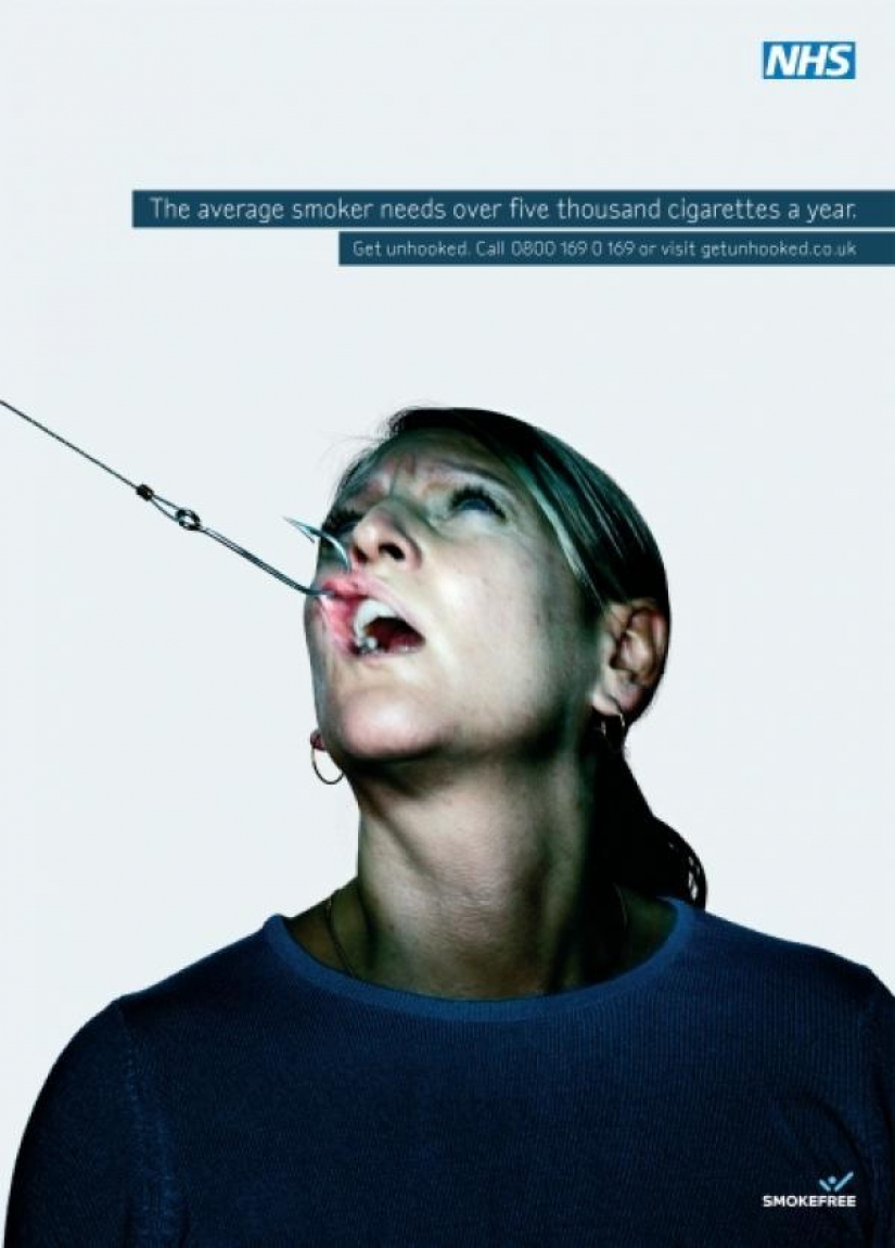 Top 30 de los carteles sobre los peligros de Fumar