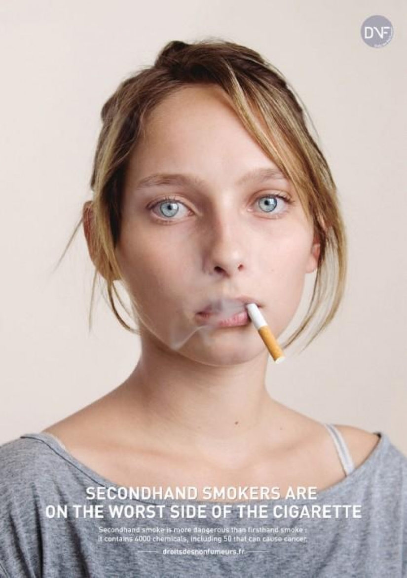 Top 30 posters about the dangers of Smoking