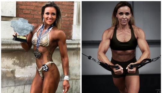 Tough love: the female bodybuilder says she is better in bed than skinny girls