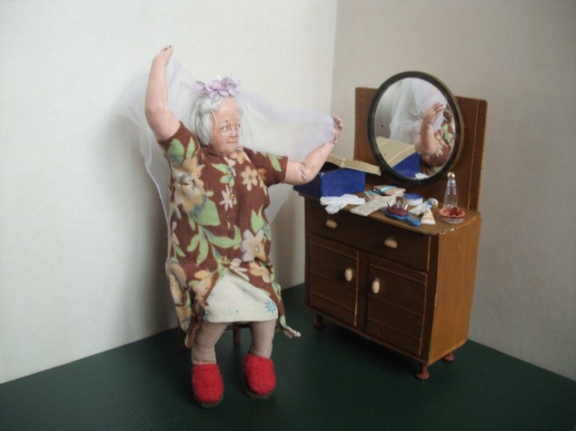 "Toys for adults": a touching Dollhouse miniatures Irina Verhgradskaya