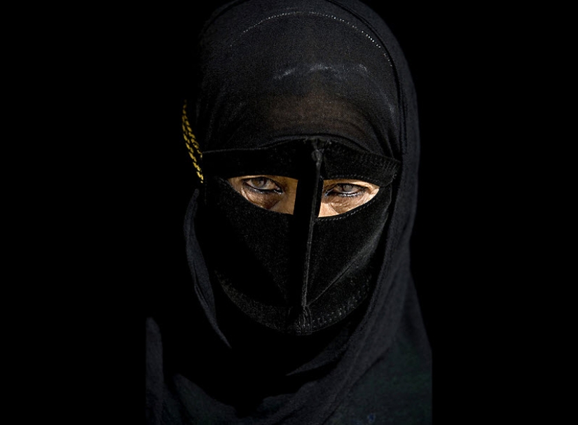 Traditional masks of Iranian women