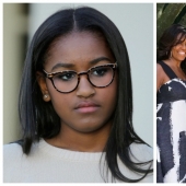 True to herself: Sasha Obama remained unconvinced, despite the high status of the President's daughter