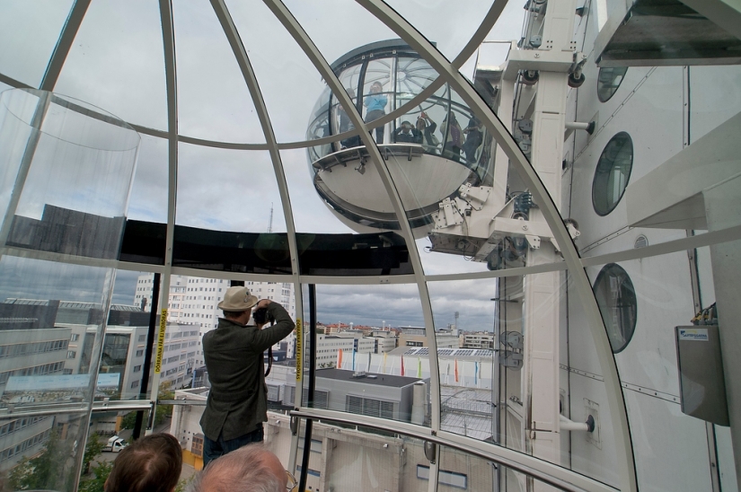 Unusual rides at the observation deck