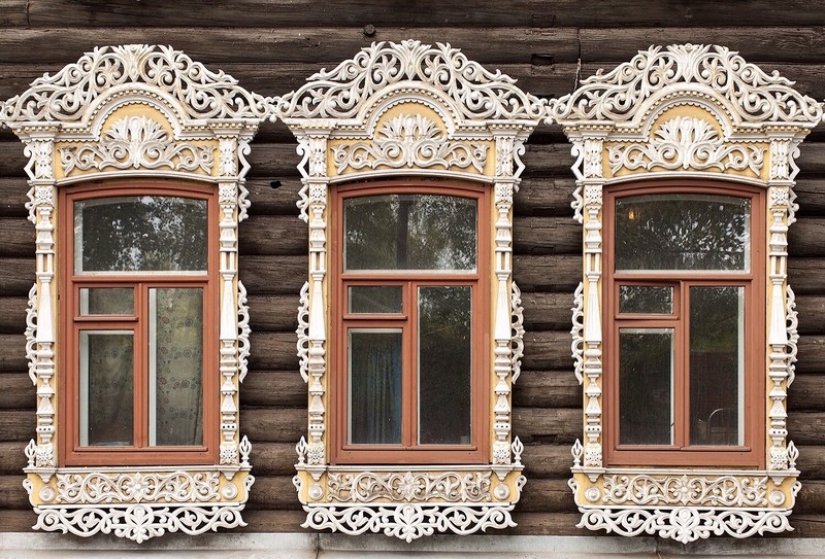 Usted puede comprar los marcos de las ventanas ruso casas: el simbolismo en la arquitectura de madera