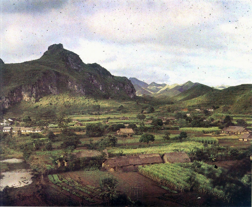Vietnam 1915 en el color de la foto