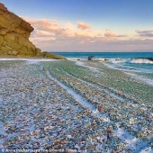 "Vodka" beach in Primorje — from landfill bottles to the tourist attraction