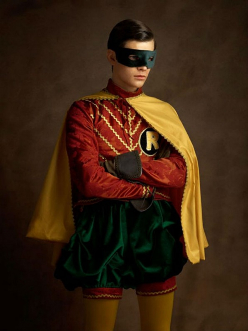 What would superheroes and villains in the paintings of Flemish artists