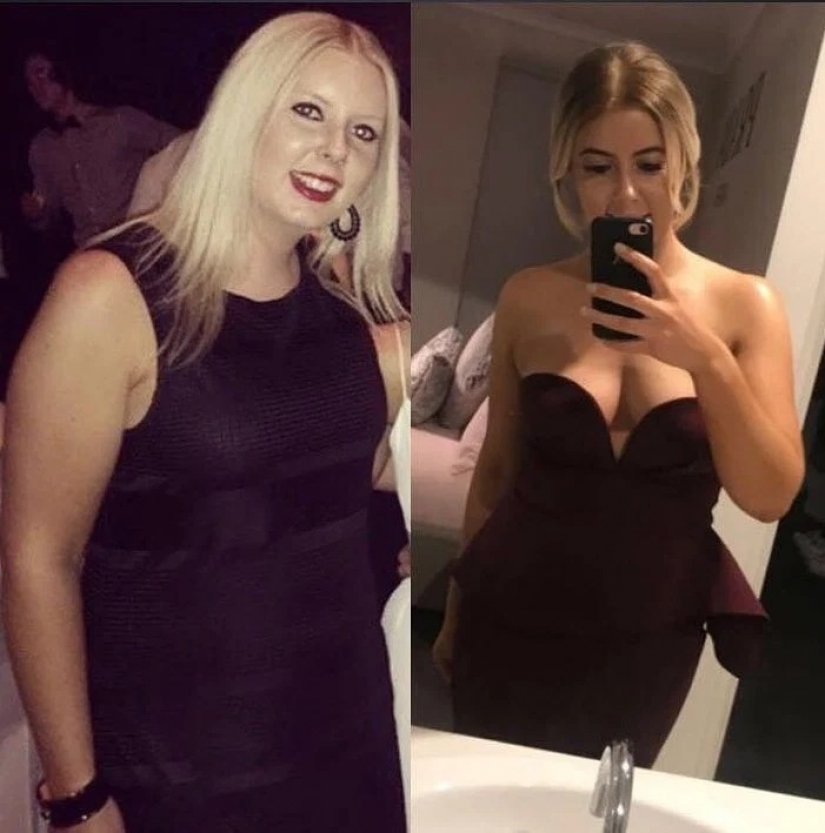 When the divorce benefit: a woman has lost 41 kg and achieved a perfect shape after separation from her husband