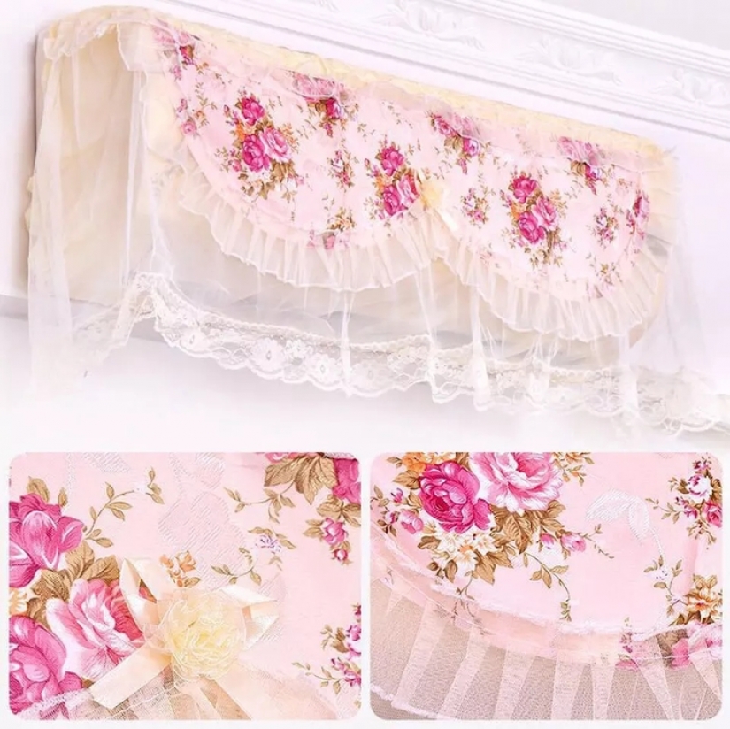 When your tastes are specific and I love ruffles: lace cushion cover from Aliexpress for just the house