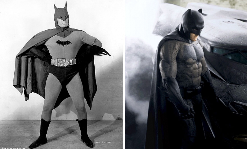 Who are all these people: how superheroes looked in the past