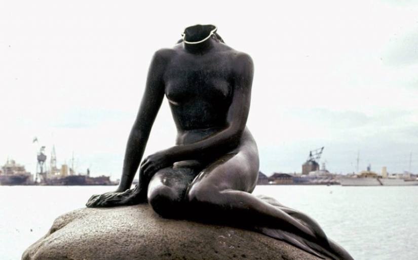 Why the Danish Mermaid is the suffering monument in the history