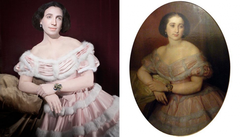 Wigs, corsets, epaulettes: Peruvian recreated the portraits of his ancestors-the aristocrats