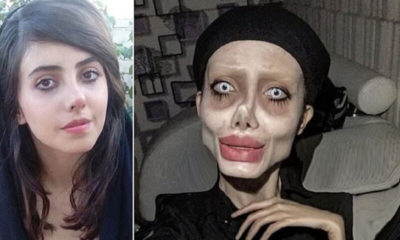 Zombie copia Angelina Jolie se muere de coronavirus en Irán a la cárcel