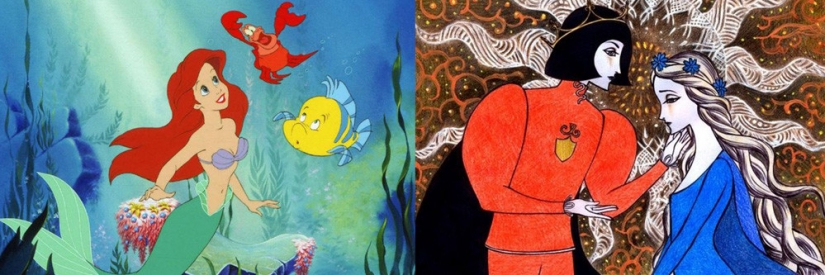 10 dibujos animados y películas soviéticas en comparación con sus homólogos de Disney